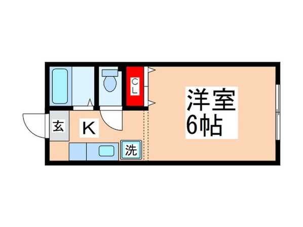 エルム国分寺（１Ｆ）の物件間取画像